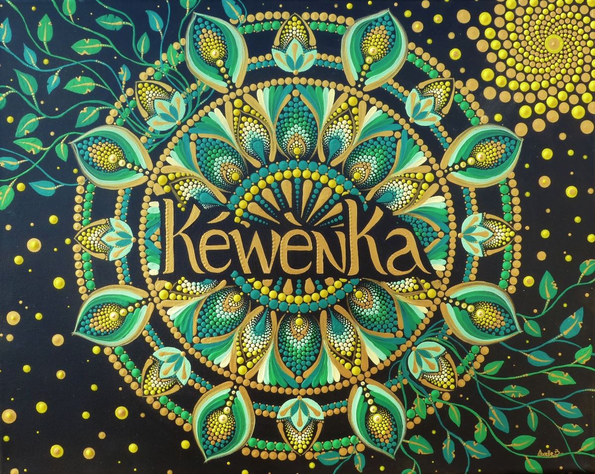 Mandala KéwènKa - Création d'Axelle Burton (2023)